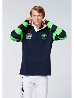 Polo Sylt Koszulka polo w kolorze granatowo-zielonym rozmiar: XXL