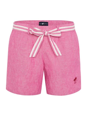 Polo Sylt Lniane szorty w kolorze różowym rozmiar: L