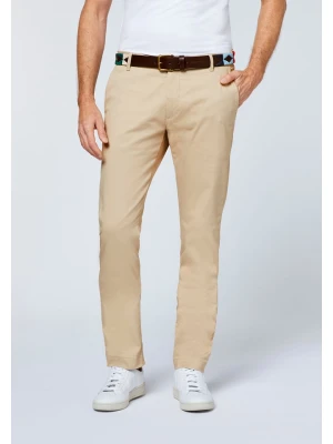 Polo Sylt Spodnie chino w kolorze beżowym rozmiar: 56