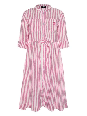 Polo Sylt Sukienka w kolorze biało-różowym rozmiar: 158/164