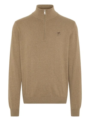 Polo Sylt Sweter w kolorze jasnobrązowym rozmiar: 3XL