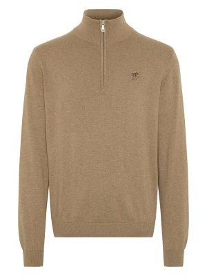 Polo Sylt Sweter w kolorze jasnobrązowym rozmiar: XXL