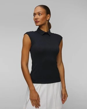 Polo techniczne damskie J.Lindeberg Lila Sleeveless Top granatowe J Lindeberg