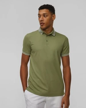 Polo techniczne męskie J.Lindeberg Austin Polo zielone J Lindeberg