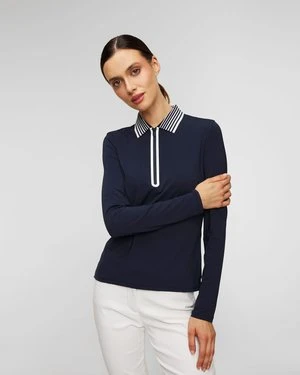 Polo z długim rękawem damskie G/Fore Silky Technylon