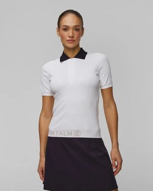 Polo Z Wiskozy Damskie Sportalm