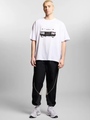 Polonez t-shirt boxy męski bawełniany biały Klasyk