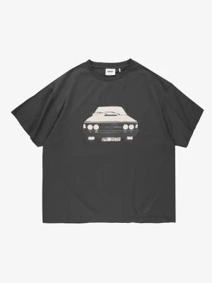 Polonez t-shirt męski bawełniany szary Klasyk