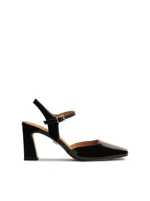 Półotwarte lakierowane czółenka Kazar