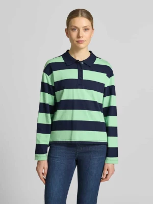 Polówka o kroju loose fit z czystej bawełny s.Oliver RED LABEL