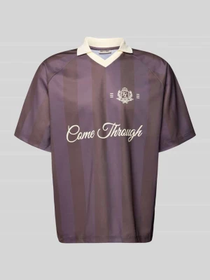 Polówka o kroju loose fit z nadrukiem z motywem model 'ZIDAN' Only & Sons