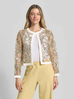 Półprzezroczysta kurtka z cekinami milano italy