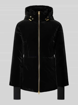 Połyskująca kurtka z zamkiem błyskawicznym dwustronnym Armani Exchange Czarny