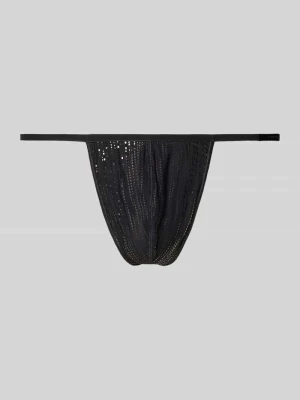 Połyskujący string o dopasowanym kroju HOM