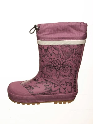 POM POM Kalosze w kolorze jasnoróżowo-czarnym rozmiar: 26