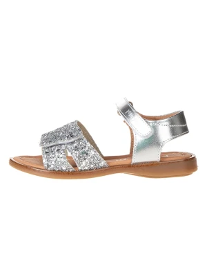 POM POM Sandały w kolorze srebrnym rozmiar: 35