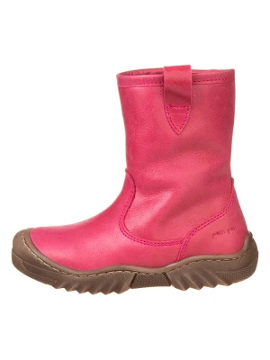 POM POM Skórzane botki zimowe w kolorze różowym rozmiar: 32