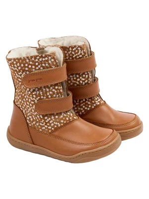 POM POM Skórzane buty barefoot w kolorze jasnobrązowym rozmiar: 30