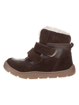 POM POM Skórzane buty w kolorze brązowym do chodzenia na boso rozmiar: 29