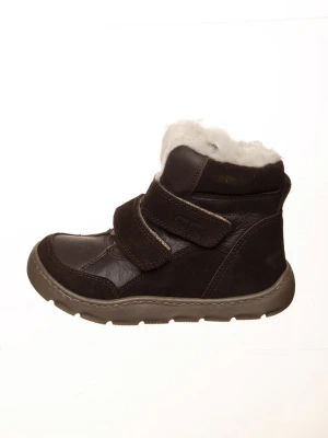 POM POM Skórzane buty w kolorze brązowym do chodzenia na boso rozmiar: 33