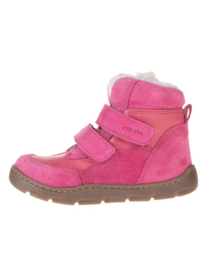 POM POM Skórzane buty w kolorze różowym do chodzenia na boso rozmiar: 25