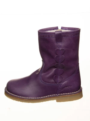 POM POM Skórzane kozaki w kolorze fioletowym rozmiar: 30