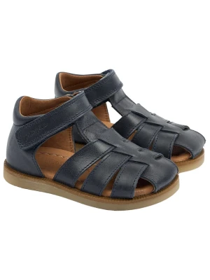 POM POM Skórzane półsandały w kolorze granatowym rozmiar: 24