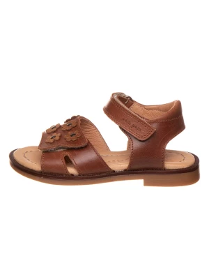 POM POM Skórzane sandały w kolorze brązowym rozmiar: 30
