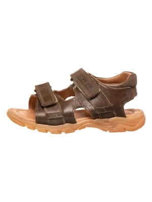 POM POM Skórzane sandały w kolorze brązowym rozmiar: 26