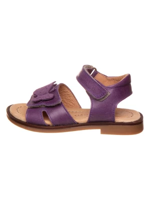 POM POM Skórzane sandały w kolorze fioletowym rozmiar: 27