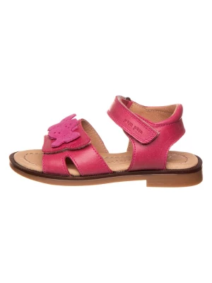 POM POM Skórzane sandały w kolorze różowym rozmiar: 30
