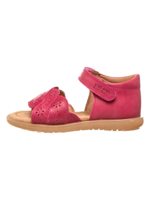 POM POM Skórzane sandały w kolorze różowym rozmiar: 33