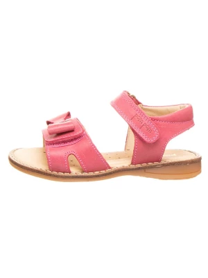 POM POM Skórzane sandały w kolorze różowym rozmiar: 25