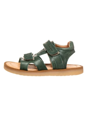 POM POM Skórzane sandały w kolorze zielonym rozmiar: 29