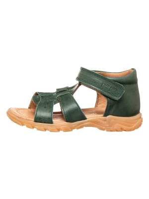 POM POM Skórzane sandały w kolorze zielonym rozmiar: 32