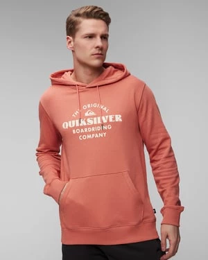 Pomarańczowa Bluza Męska Quiksilver Tradesmith Hoodie