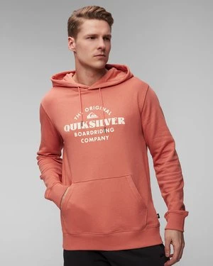 Pomarańczowa bluza męska Quiksilver Tradesmith Hoodie
