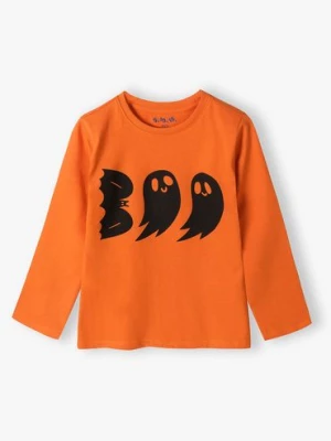 Pomarańczowa bluzka na halloween Boo 5.10.15.