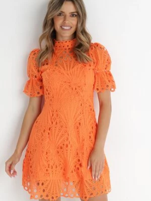 Pomarańczowa Sukienka Adoneus