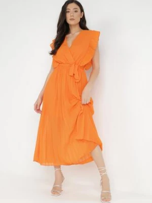 Pomarańczowa Sukienka Aereira