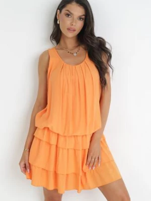 Pomarańczowa Sukienka Sonash