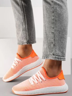 Pomarańczowe Buty Sportowe Major-League vices