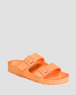 Pomarańczowe klapki damskie Birkenstock Arizona Essentials Narrow