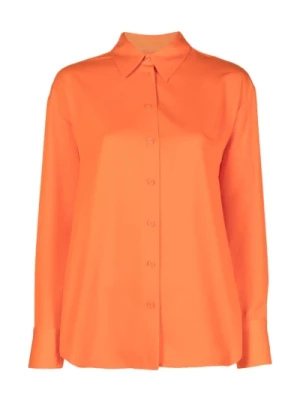 Pomarańczowe Koszule Damskie Calvin Klein