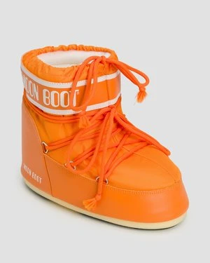 Pomarańczowe śniegowce Moon Boot Icon Low Nylon