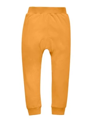 Pomarańczowe spodnie bawełniane chłopięce z kolekcji SAFARI Pinokio