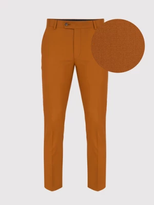 Pomarańczowe spodnie garniturowe P22SF-6G-021-P-S Pako Lorente