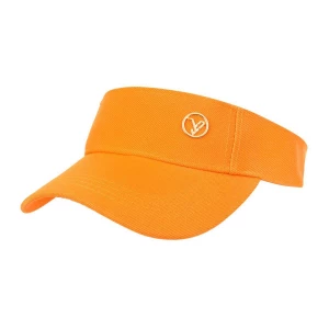 Pomarańczowy Daszek na głowę przeciwsłoneczny czapka na lato sportowa regulowany pomarańczowy Merg
