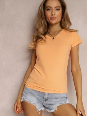 Pomarańczowy T-shirt Doriamara glo-story