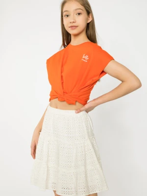 Pomarańczowy t-shirt HELLO SUMMER Reporter